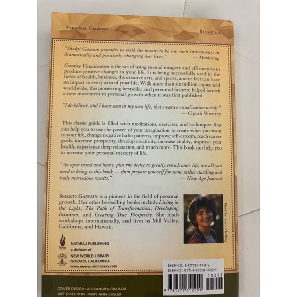 Creative Visualization By Shakti Gawain 25th Anniversary Edition Paperback - Picture 3 of 12